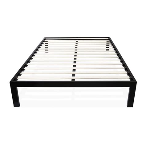 king size asian style simple metal platform bed frame