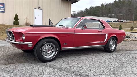 Fully Restored 1968 Ford Mustang Is A Rare Candy Apple Red Coupe With