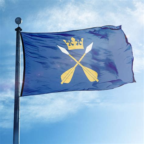 Flagga Dalarna 240x150cm Beställ Landskapsflagga Landskapshop
