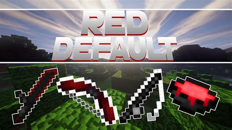 Review Texture Pack Pvp Minecraft Red Default Edit Youtube