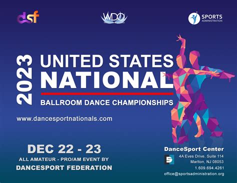 2023 Us National Ballroom Dance Championships Dancesport Federation