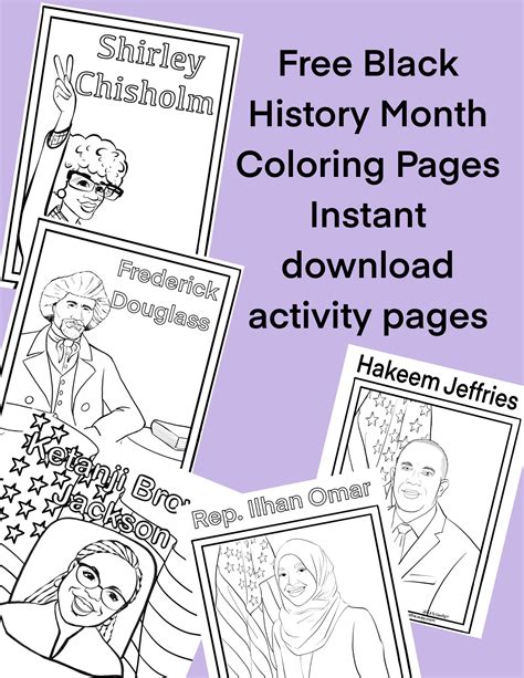 Black History Month Coloring Sheets Free Printable Collection