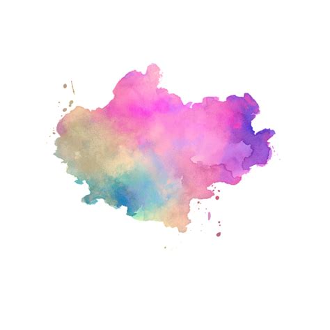 Watercolor Water Splash Colorful Free Image On Pixabay
