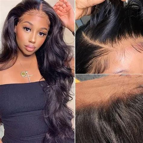 Buy X Body Wave Lace Front Wigs Human Hair For Black Women Hd Transparent Lace Front Wig