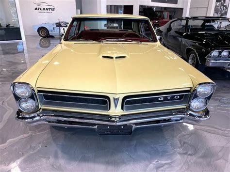 1965 Pontiac Gto 96600 Miles Yellow For Sale Pontiac Gto 1965 For