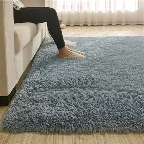 160x230cm Soft Shaggy Carpet For Living Room Warm Plush Floor Rug