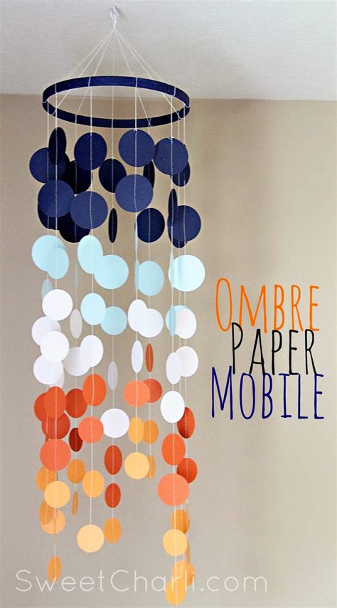 Ombre Paper Mobile With Cricut Explore Kami Watson