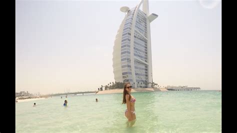 4k Burj Al Arab Jumeirah Beach Dubai Youtube