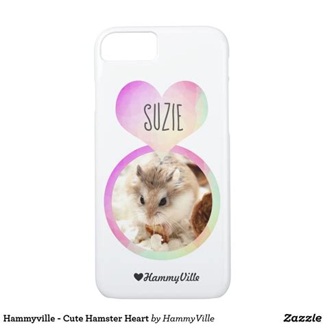 Hammyville Cute Hamster Heart Case Mate Iphone Case