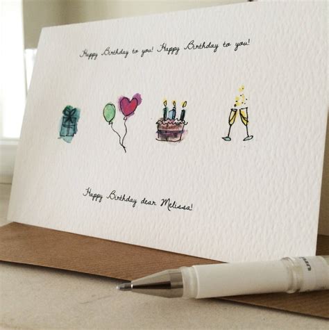 Creative gifts anniversary cards cards for boyfriend boyfriend gifts puns cute cards cards hand drawn cards punny cards. Personalised Hand Drawn Birthday Card By Homemade House | notonthehighstreet.com