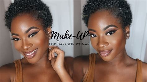 Easy Everyday Makeup For Darkskin Women Tutorial Youtube