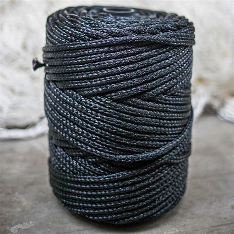 6mm Black Braided Polyethylene Twine 2kg Buy Rope