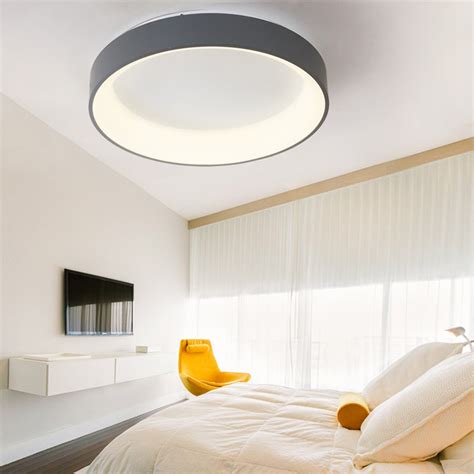 Hohe lichtleistung (960lm) und wenig energieverbrauch (12w) die schlafzimmerlampe hat feste und langlebige led platinen; Led Deckenleuchte Modern in Rund oder Eckig für Wohnzimmer
