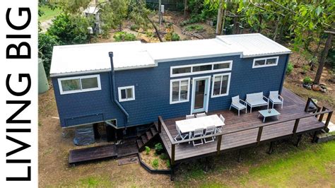 Modern Big Hampton Style Tiny House With Loads Of Ultra Clever Design