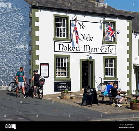 Ye Olde Naked Man Café in Settle North Yorkshire England UK Stock