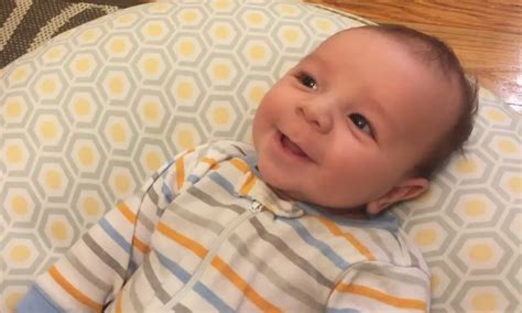 Baby Speaks His First Word At Two Months Old Melting Millions Of