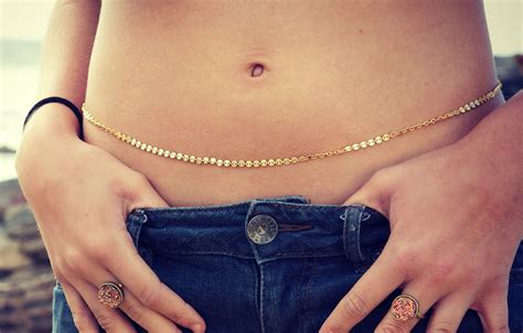 Gold Belly Chain Jewelrysight