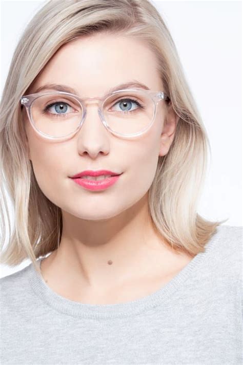 Morning Stylishly Sheer Round Eyeglasses Eyebuydirect Clear Glasses Frames Glasses For