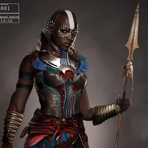 Dora Milaje Official Black Panther Concept Art By Pboutte Be Sure To