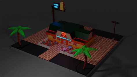 3d Model The Well Stacked Pizza Co Cgtrader