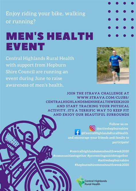 Men S Health Week Central Highlands Rural Health