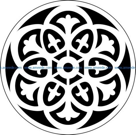 Decorative Motifs Circle E0009723 File Cdr And Dxf Free Vector Download