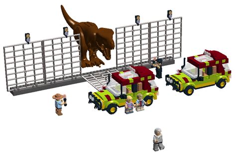 LEGO IDEAS Jurassic Park T Rex Paddock