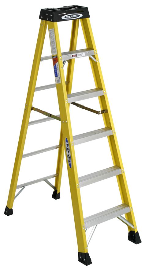 6 Foot Tall 300 Lb Load Step Ladders At