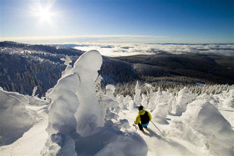 Big White Ski Resort Ski British Columbia Canada Snowcapped Travel