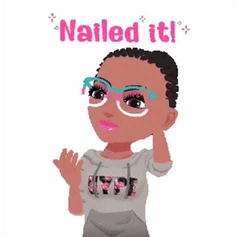 Nailed It Black Girl Sticker 