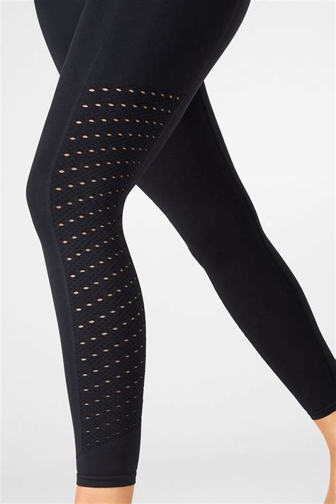 sync seamless high waisted 7 8 legging high waisted compression leggings fabletics