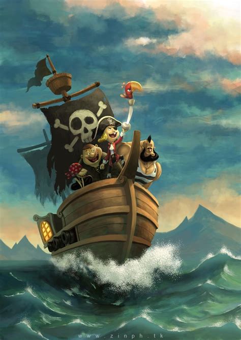 Pirates By Zinph On Deviantart Pirate Art Pirate Illustration Boat Illustration