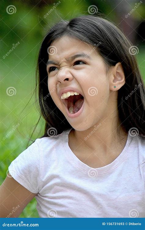 An Angry Girl Youth Stock Image Image Of Beautiful 156731693