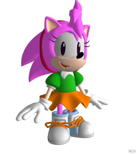 Sonic Amy Rose Classic By Lorisc93 On Deviantart