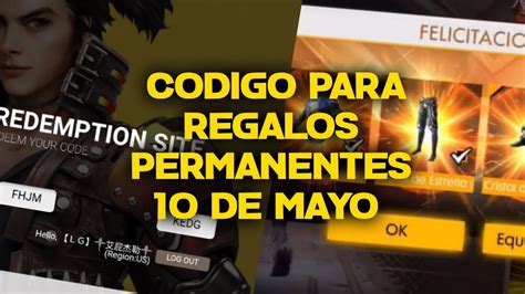 Free fire es uno de los títulos del momento. NUEVO CÓDIGO PARA REGALOS PERMANENTES en FREE FIRE 10 DE ...