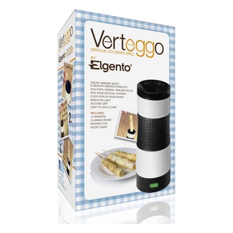 Elgento E27010 Verteggo Vertical Cylinder Grill Kettle And Toaster Man