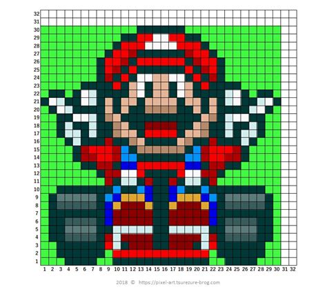 Mario Kart Pixel Art Pixel Art Pokemon Pixel Art Pixel Quilting