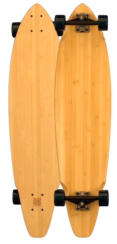 Bamboo Square Tail Blank Longboard Skateboard Groundswell Supply