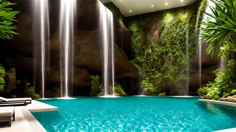 Swimming Pool Inside An Artificial Cave Amusement Logic