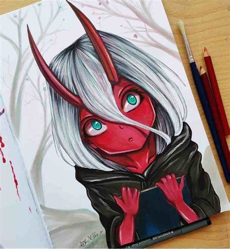Zero Two Drawing Tutorial By Anime Ignite Zerotwo By Us