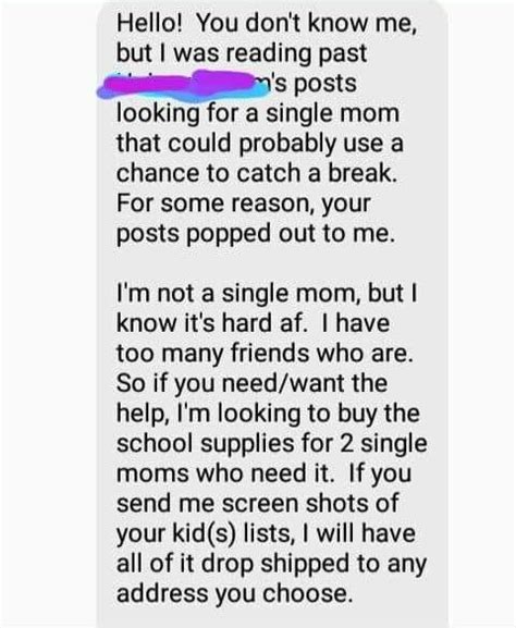 Stranger Offers To Buy Single Mom School Supplies Inspiremore