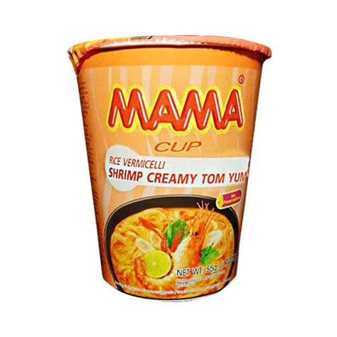 Mama Rice Vermicelli Shrimp Creamy Tom Yum Flavour Cup Noodles G