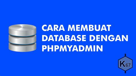 Langkah-langkah membuat database dengan XAMPP melalui Command Prompt