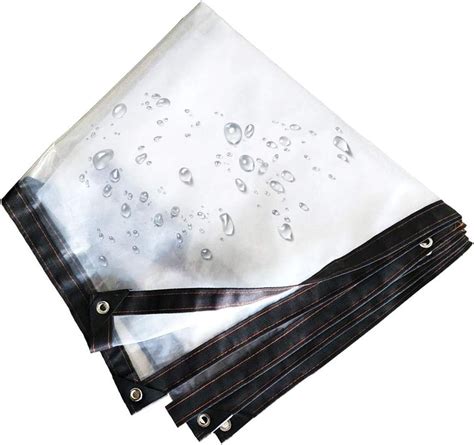 Clear Tarps Heavy Duty Waterproof Multi Purpose Poly Tarp Polyethylene