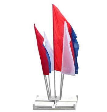 Оформление флагштоками и флагами на праздничные мероприятия в России ...