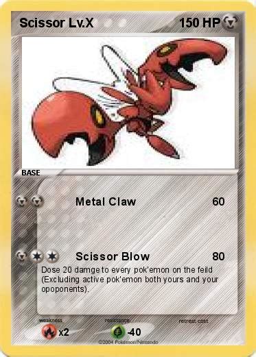 Pokémon Scissor Lv X Metal Claw My Pokemon Card