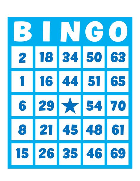 100 Free Printable Bingo Cards 1 75 Classic 1 75 Number Bingo Holi