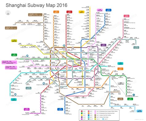 Shanghai Map Map Of Shanghais Tourist Attractions And Subway