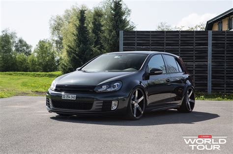 Subtle Custom Touches And Stylish Vossen Rims On Vw Golf Gti — Carid