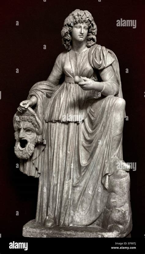 Melpomene Muse Of Tragedy Marble Roman Artwork From The 2nd Century